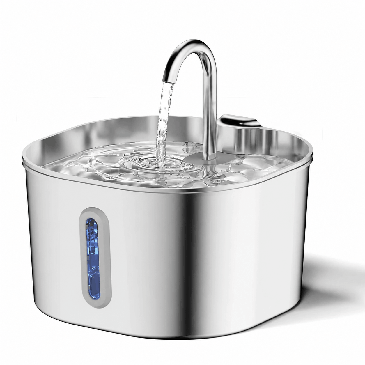 Fuente de agua para gatos Miaunda 2,2 L – Acero inoxidable